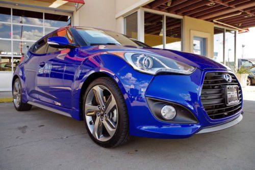 2013 hyundai veloster turbo, ultimate package, navigation, moonroof, leather!