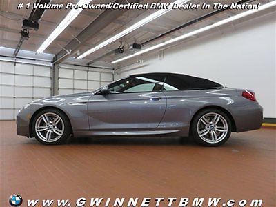 650i 6 series low miles convertible automatic gasoline 4.4l 8 cyl space gray met