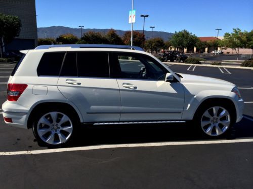 Glk 350 4matic arctic white fully loaded black interior 4matic hid navigation