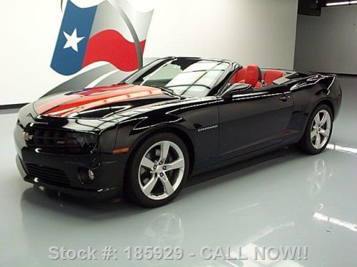 2011 chevy camaro 2ss rs convertible hud leather 34k mi texas direct auto
