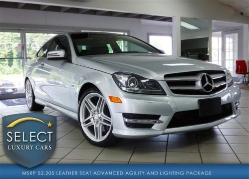 Loaded c350 coupe leather seating lighting lane tracking keyless nav only 22kmls