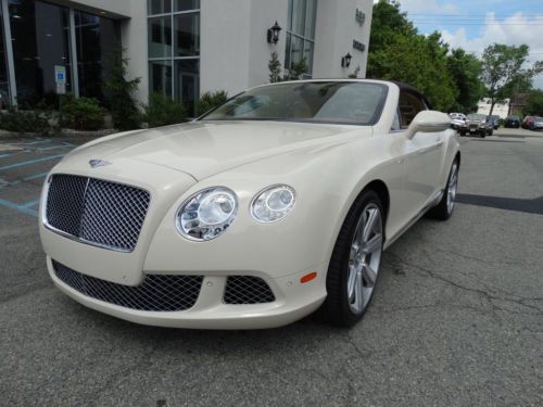 2013 bentley continental gtc convertible - magnolia - only 100 miles!