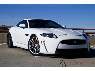 2012 jaguar xkr-s xk r-s supercharged 550+hp polaris white msrp $132k video