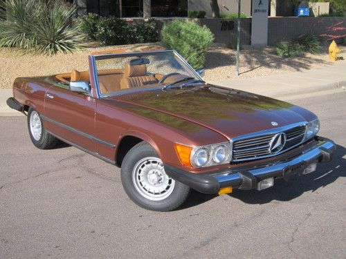 1979 mercedes benz 450sl roadster, 4.5l v8, becker radio, california car, 65k mi