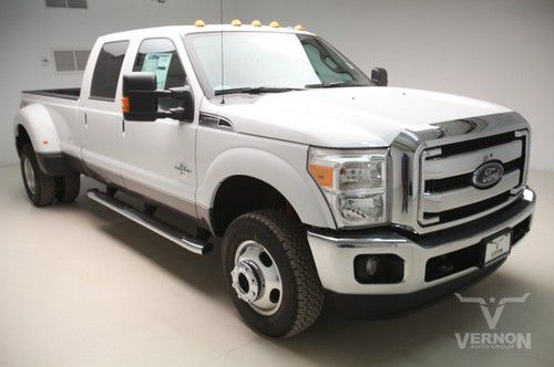 2013 drw lariat crew 4x4 fx4 navigation sunroof leather heate cooled v8 diesel