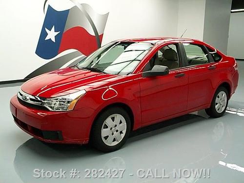 2008 ford focus s sedan automatic air conditioning 42k texas direct auto