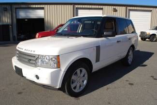 2008 range rover hse white with beige leather only 49k miles no reserve