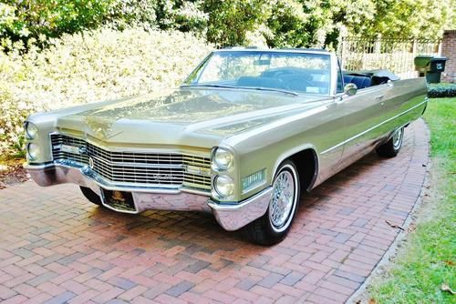 Absolutly pristine condition 1966 cadillac deville converetible folks shes right