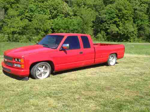sell used 1988 chevy silverado king cab long bed lowered badass air