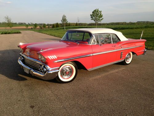 58 impala convertible original matching numbers