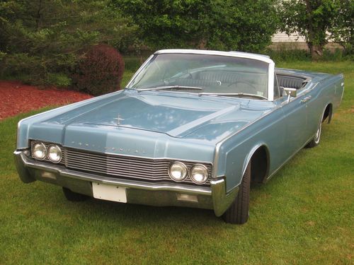 1966 lincoln continental convertible offered @ no reserve