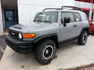 2013 toyota fj cruiser trail teams in stock cement gray free shipping to moore