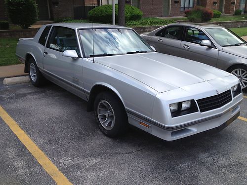 1988 chevy monte carlo ss. silver in a great condition.