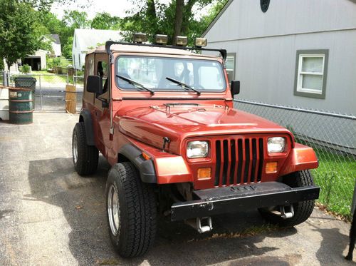 1991 jeep wrangler s sport utility 2-door 2.5l