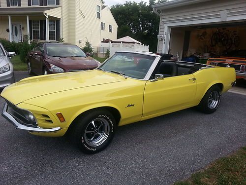 Sell Used No Reserve 1970 Mustang Convertible 5 0l 302cu V8