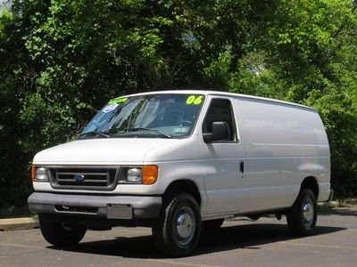 2006 ford econoline e-250&lt;one owner&gt;4.6l v8 no reserve well maintained cargo van