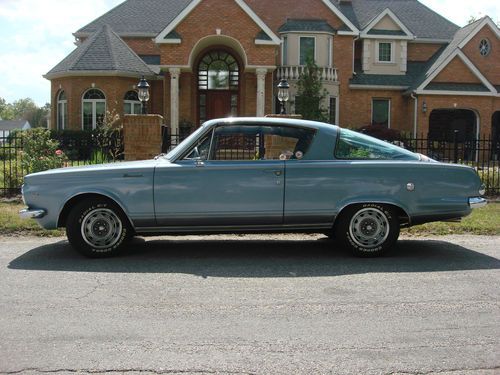 1965 plymouth barracuda matching #'s 273 ci,  ps, great driver
