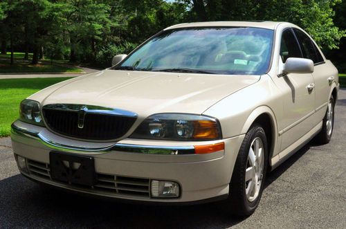 2002 lincoln ls base  4-dr 3.9l v8. sunroof, leather, 23,800 original miles