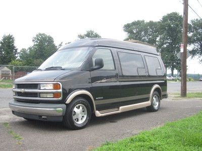2000 chevy express 1500 conversion hi top 1 owner clean runs gr8 loaded noreserv