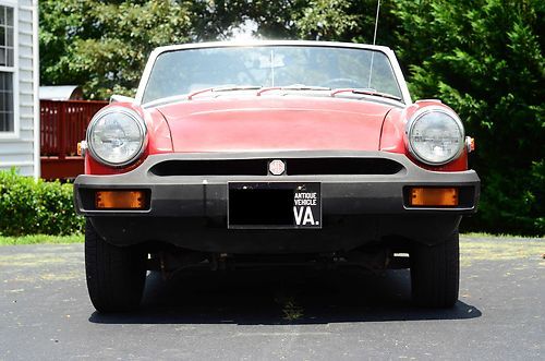 1976 mg midget mk iv convertible 2-door 1.5l