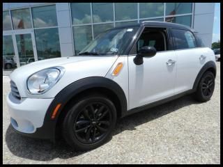 2011 mini/cooper/countryman/white/roof/leather/bluetooth/clean carfax