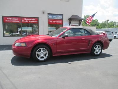 2003 ford mustang convertible warranty leather automatic we finance super clean