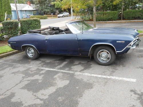 1969 chevelle malibu convertible 350/350 12 bolt 56k