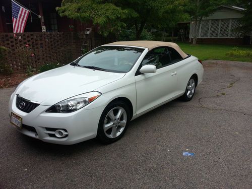 Used 2008 Toyota Solara Sle Convertible 2 Door Pearl White 2008 Toyota Solara Sle Convertible 2 Door Pearl White Extended Warrant Included Us 19 500 00