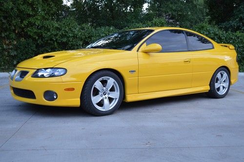 2005 pontiac gto yellow 6 speed ls2