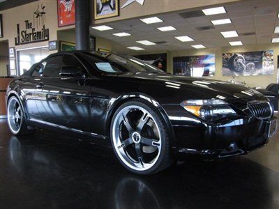 07 bmw 650i convertible black automatic 50k low miles
