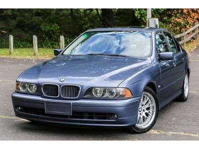 2002 bmw 530i 530 sport package 5sp manual 77k mi serviced flordia  carfax