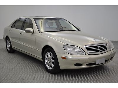 2000 mercedes benz s500 low miles! clean carfax!  no reserve!