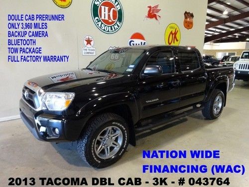 2013 tacoma prerunner doublecab tss 4x2,back-up cam,b/t,17in whls,3k,we finance!