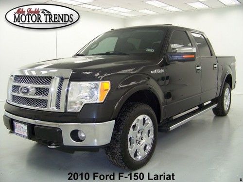 4x4 49k lariat navigation chrome wheels leather heated ac seats 2010 ford f-150