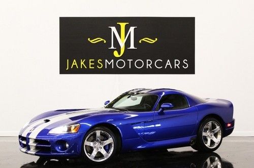 2006 viper srt10 coupe, viper gts blue w/silver stripes, 16k miles, upgrades!!