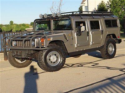 2002 hummer h1 wagon only 40k miles! bull guard! winch! piaa lights! loaded!!
