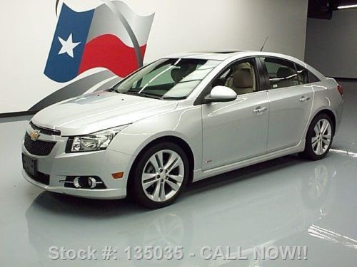 2012 chevy cruze ltz rs turbo htd leather sunroof 37k texas direct auto