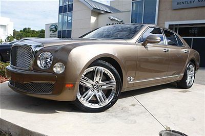 2012 bentley mulsanne mulliner - extremely low miles - like new