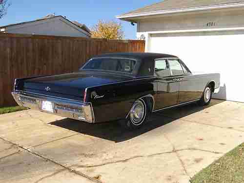 Sell new 1967 Lincoln Continental black suicide Doors in ...