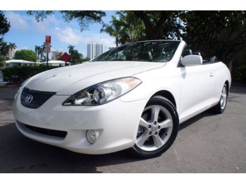 2006 toyota solara sle v6 convertible w/ only 47k miles and factory navi