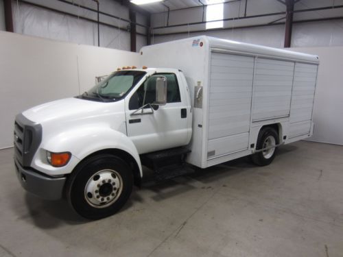 2004 ford f650 7.2l cat turbo diesel mickey beverage body ca/co owned 80pix