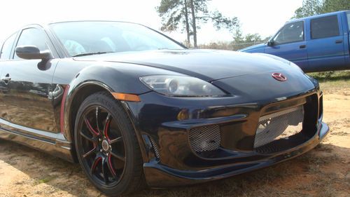 2004 rx-8 black leather great interior no reserve