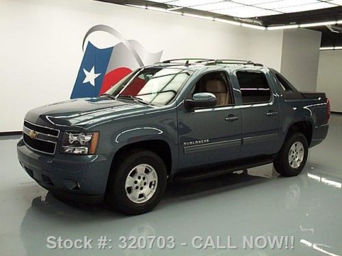 2011 chevy avalanche 5.3l v8 roof rack side steps 17k!! texas direct auto