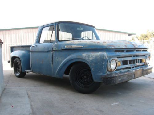 1964 ford f100 step side with 5.0 roller motor and c4 trans.