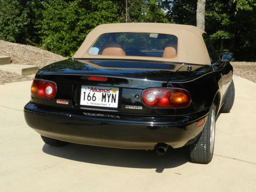 Sell Used Mazda Miata Mx 5 Black With Tan Convertible Top