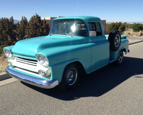 1959 chevy stepside pick up truck  resto-mod classic-vintage