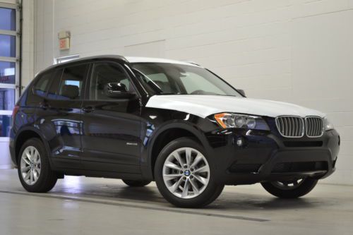 Great lease buy 14 bmw x3 28i premium cold weather no reserve moonroof roof rail