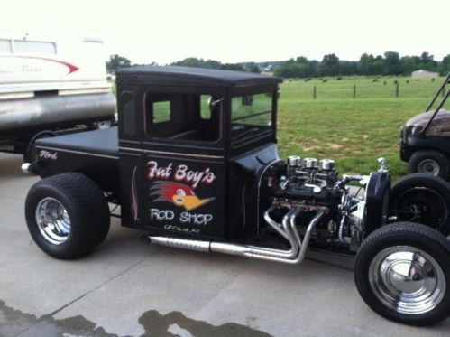 1927 ford pick-up -- steel cab, new build, less than 400 miles, new 350 motor