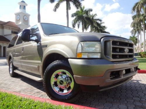2003 ford excursion limited diesel leather tv/dvd beautiful rust free chromes!