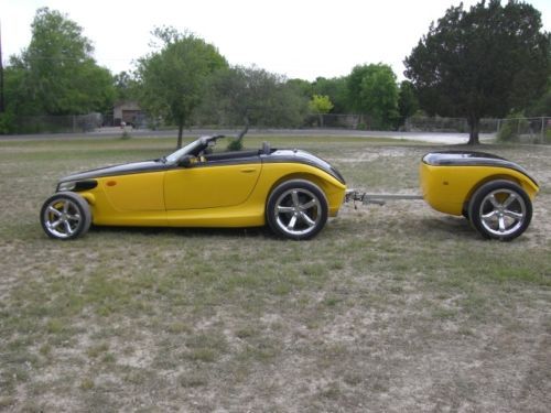 1999 chrysler plymouth prowler highboy with highboy trailer